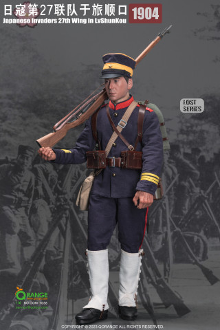  QORANGE QOTOYS QOM-1038 1/6比例 日寇第27联队于旅顺口1904