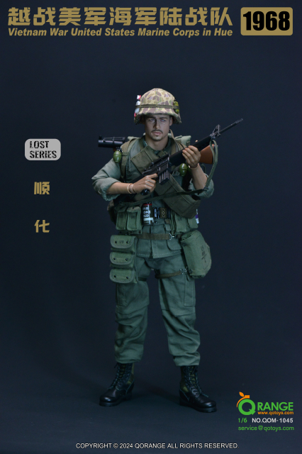 QORANGE QOTOYS QOM-1045 1/6比例 越战美军海军陆战队于顺化1968