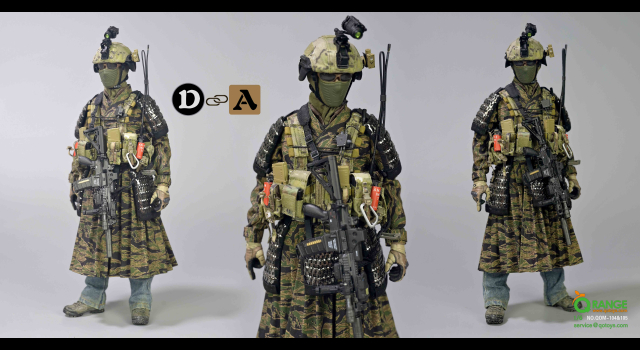 QORANGE QOTOYS QOM-104&105 1/6比例 战术飞鱼服甲胄